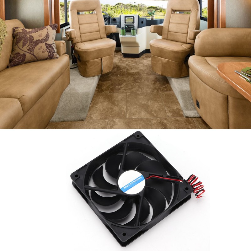 12V/24V Air Vent Fan Cooling Exhaust Ventilator for RV Campers
