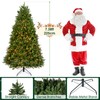 7ft Pre-lit Artificial Christmas Tree with Incandescent,500 Clear UL Lights