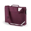 Quadra junior book bag with strap in burgundy
