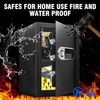 YAYAG 2.5 Cuft Safe Box, Fireproof Waterproof Safety Home Safe