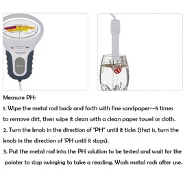 Water Quality Tester Portable Chlorine and PH Tester PH&CL2 Tester Meter Chlorine Swimming Pool Test Kit for Aquarium, Pool, Spa, Hot Tub
