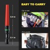 E-riding 2 Pack Traffic Wand, 11 Inch LED Traffic Flashlight