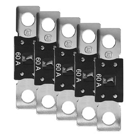 Set of 5 Offgridtec® 60 A 32 V Mega Fuse Fuses
