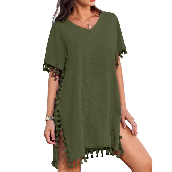 AI'MAGE Women's Beach Poncho Summer Bikini Cover Up Beach Dress