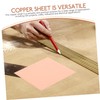 iplusmile 1 Sheet Copper Sheet for DIY Projects High Hardness