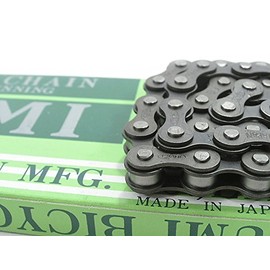 Izumi Izumi 1/8 1/2 X 1/8 410 Black 106l Bicycle Chain pistbike 1/8 Thick Teeth For Standard 344 