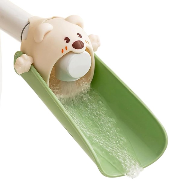 KEWUF Kinder Wasserhahn Extender, Wasserhahn Erweiterung für Kinder, Mit Temperatursensoreffekt,