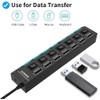 PeakTrend Multi Port Splitter, 7 Port USB 2.0 Hub, USB