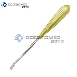 OdontoMed2011® PEET Nasal RASP-Curved Diamond Surface 17.5CM ODM