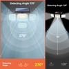 JumJam Solar Lights Outdoor, 4 Heads Motion Sensor Light with