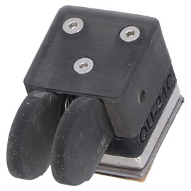 Automatic Morse Code Keys, Black Magnetic Absorption Dual Paddle ABS CW Key Mini for Shortwave Radio