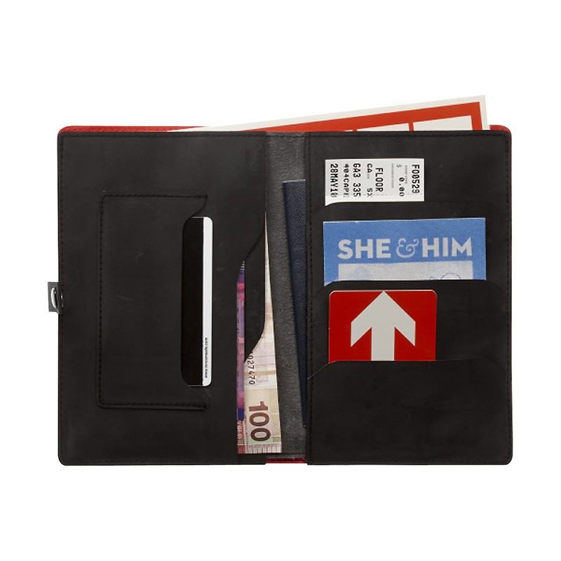 MONO Passport Holder - White Waterproof Nylon Unisex Adult Travelers