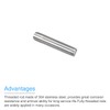 sourcing map Fully Threaded Rod M10 x 50mm 1.5mm Thread