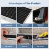 Pionasuicg Rubber Stair Edging Self Adhesive Staircase Step Edge Protector