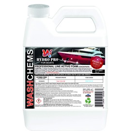 Wash Chems Hydro Pro Marine Vessel Detergent Soap (32 oz) Safe Commercial Grade Heavy-Duty Professional Boat Foam Cleaner Also Great for Jet Skis & Watercrafts