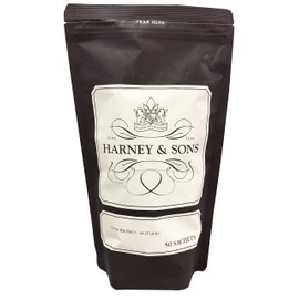 Harney & Sons Cranberry Autumn Tea 50 Count Sachets Black Tea with Cranberry and Orange
