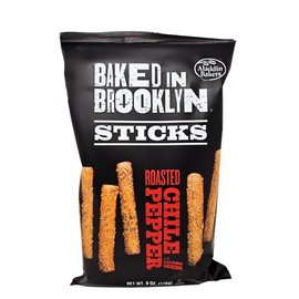 Baked in Brooklyn Roasted Chile Pepper with Sesame Seeds Breadsticks 6 - Pack