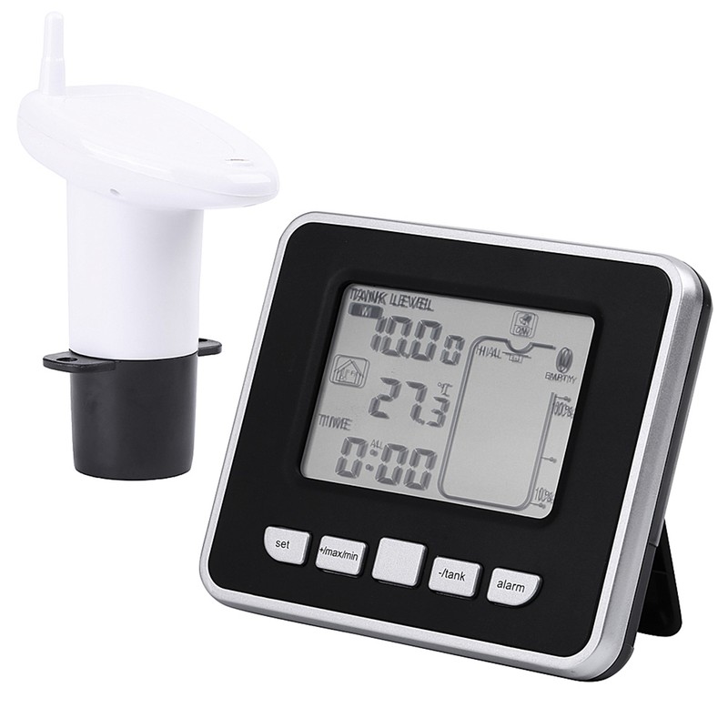 Ultrasonic Water Tank Liquid Depth Level Meter Sensor with Temperature