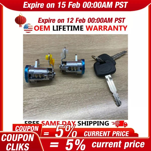 Geartronics Front Door Lock Cylinder Driver&Passeng