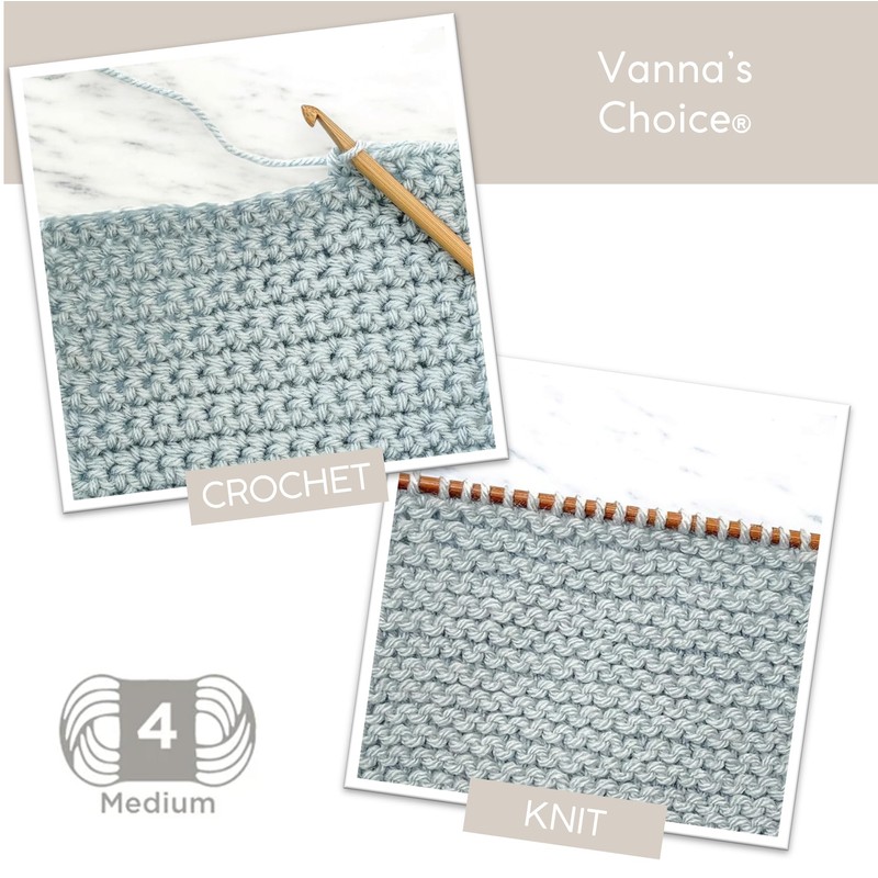 (3 Pack) Lion Brand Yarn Vanna's Choice Yarn, Beige