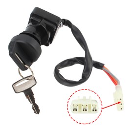partszen Ignition Switch with Keys for Quadrunner 500 LTF500F 4x4 Quadmaster 500 LTA500F Quadsport Z400 LTZ400 Quadsport Z250 LTZ250 Suzuki Ozark 250 LTF250 2x4