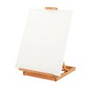 KINGART, Heavy Duty Tabletop Wooden H-Frame Studio Easel, Natural Finish