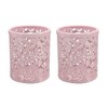 CTKcom 2 Pack Hollow Rose Flower Pattern Metal Pen Pencil