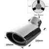 Rumplex Exhaust Trim Oval Stainless Steel Sports Exhaust Tailpipe End