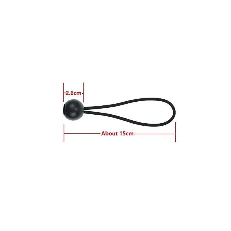 Yoogeer 10Pcs Flag Pole Clip Attach Windsocks Ball Bungee Cord