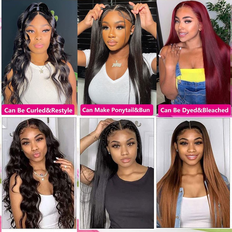 Huarisi Brazilian Straight Human Hair, 1 Bundle, 18 Inch Brazilian