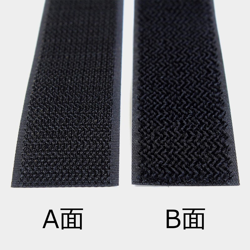 Wake Sangyo BR013 Crunching Tape for Sewing Velcro Black 1.0