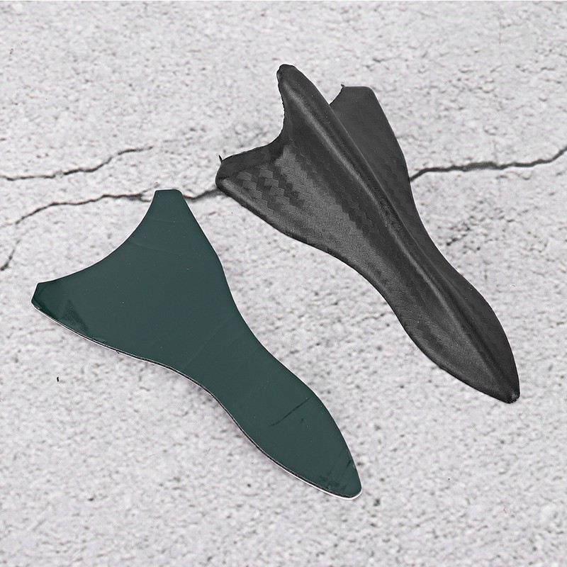 10Pcs Carbon Fiber Style Universal Car Rear Roof Shark Fins