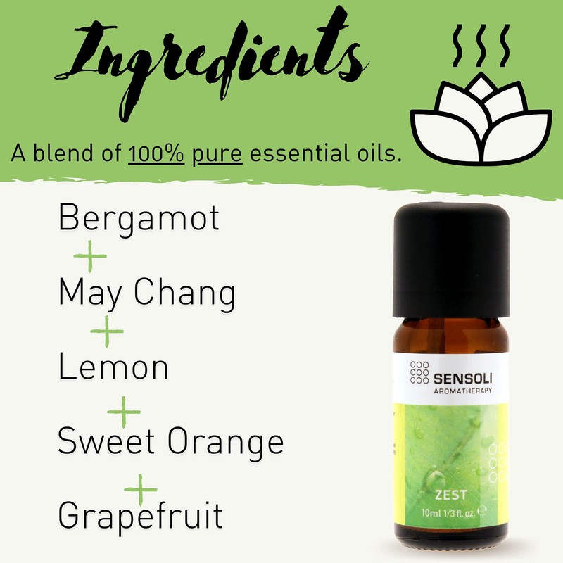 Sensoli Zest Essential Oil Blend