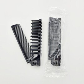 Portable folding mini hairbrush / 휴대가 간편한 폴딩 미니 헤어브러쉬