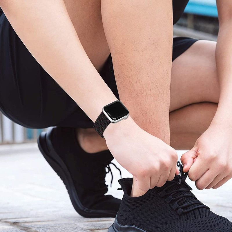 Compatible Braided Solo Loop Braided Band Breathable Sport Band