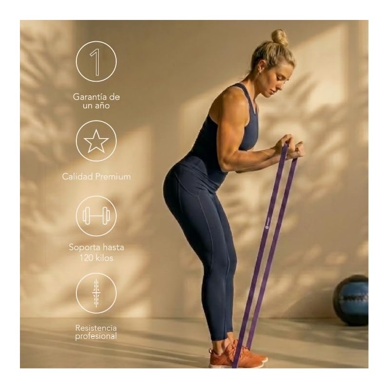 MIST JEWEL Bandas de Resistencia 3 Pack Liga Elastica para