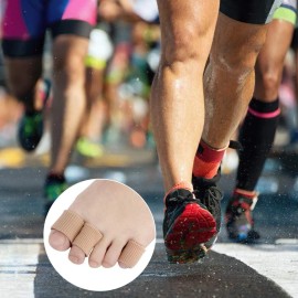 Colovis 26 Pieces Toe Cushion Tube 0.98 Inches Toe Tubes Sleeves 3 Different Size