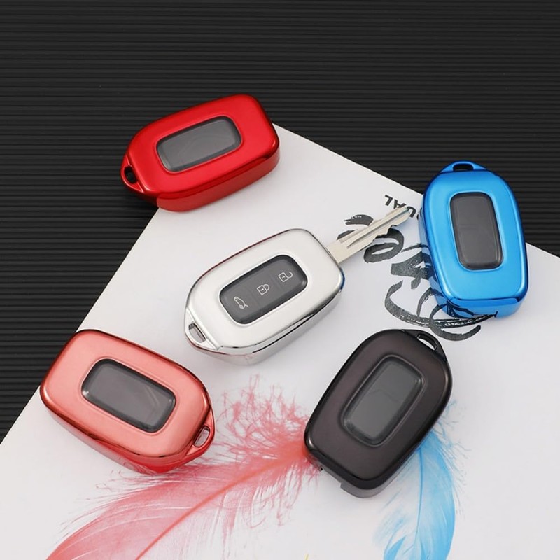 MEDZUK 5 Colours Key Case, Compatible with Dacia Sandero 3