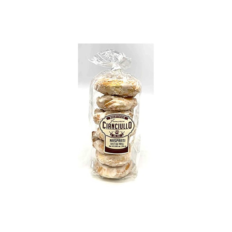 Cianciullo - Nasprati Sweet Egg Taralli (250 gr / 8,81