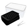 Miaowoof Ice Cube Tray with Lid and Container, 2.5 cm