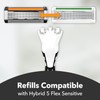 Bic Hybrid 5 Flex Men's Razor Refills with 5 Moveable