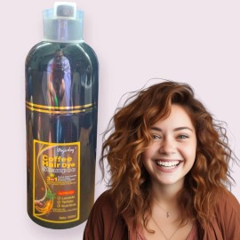 Shampoo Tinte Colores Y Negro Cubre Canas Gengibre 3 En 1