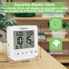Geevon Atomic Travel Alarm Clock with Auto/8s Backlight, 2 Alarm