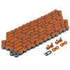 Caltric Orange Drive Chain And Sprockets Kit for Kawasaki KFX400