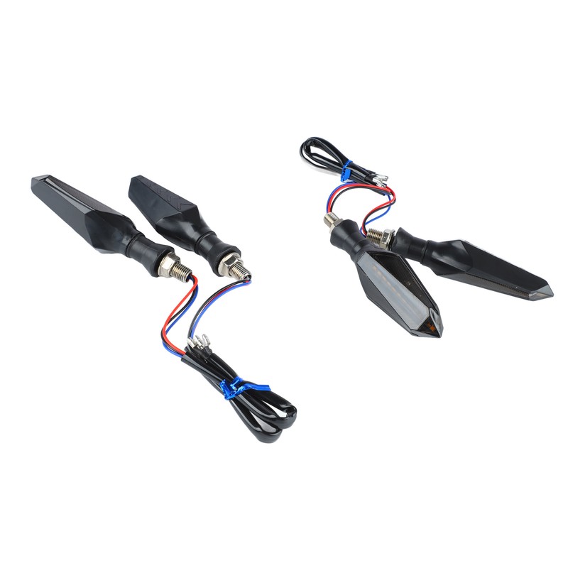 4Pcs Motorcycle Turn Signal Light 12LED 12V Universal Sequential Indicator