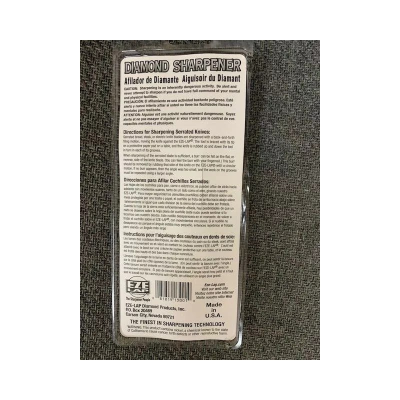 EZE-LAP Round Pocket Diamond Sharpener 2 1/4 Inch Diamond Model