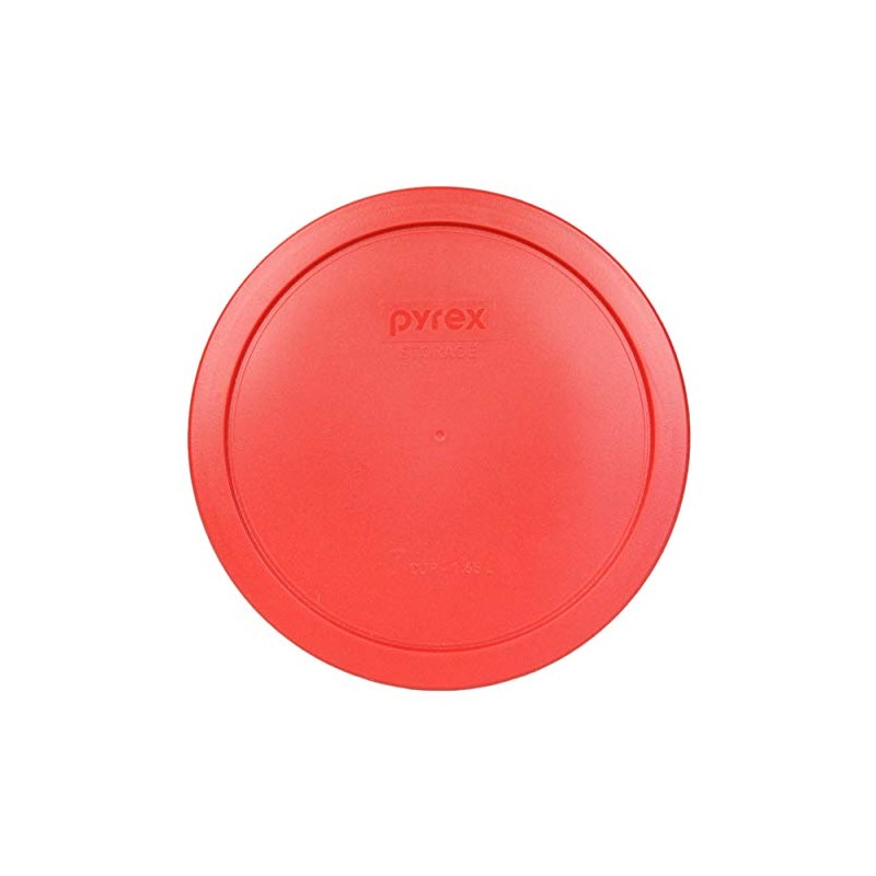 Pyrex 7402-PC 6/7-Cup Red Food Storage Replacement Lids - 2