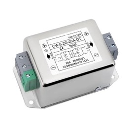 Tarjeta Terminal de purificación de Fuente de alimentación de sección Simple y Doble, Tipo riel, Filtro emi CW4L2D-20A-DT, DC12V24V48100V30A40A50A