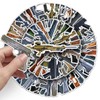 Realistic Firearm Sticker Set, Survival Game, Military, Waterproof Seal Collection