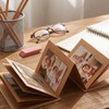 6x8 Inch Accordion Scrapbook Album, Stretchable Folding Photo Memory Book